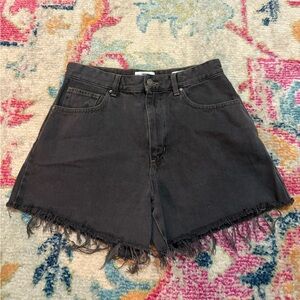Cotton On Black Jean Shorts